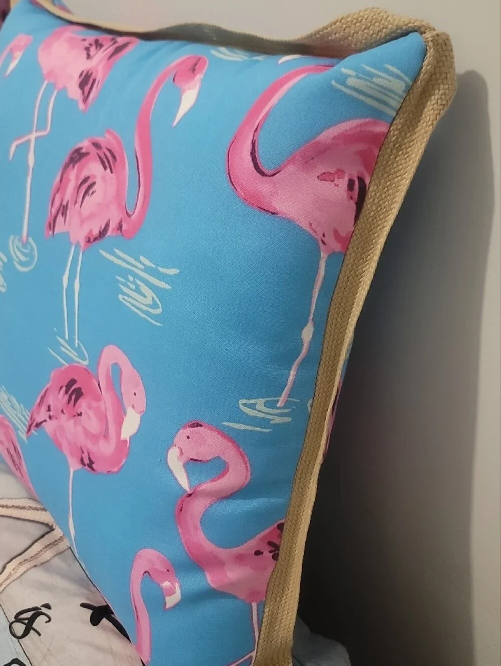 Home Accents Blue Flamingo Decorative Throw Pillows (Set of 2)